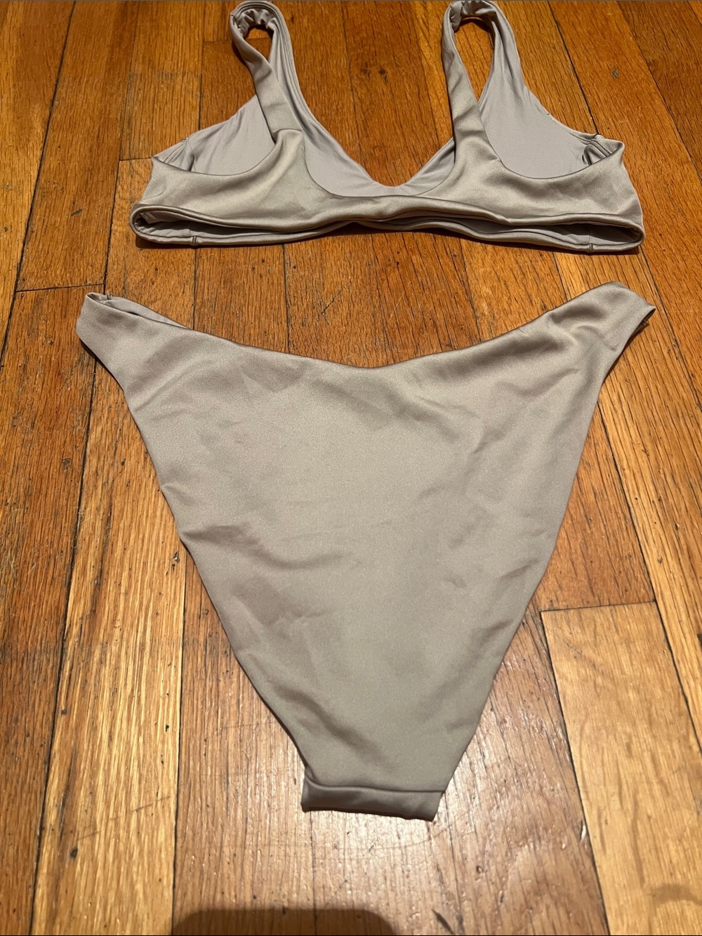 Left On Friday Beige Ribbed Bikini Set - Picture 13 of 16